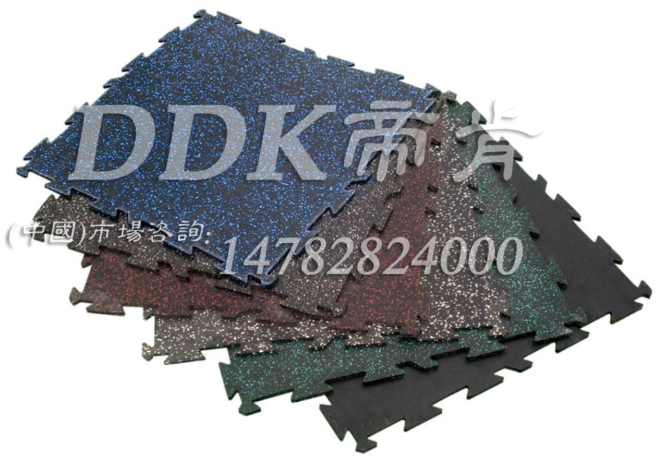 【健身房減震地膠】多色組合型健身房減震地膠