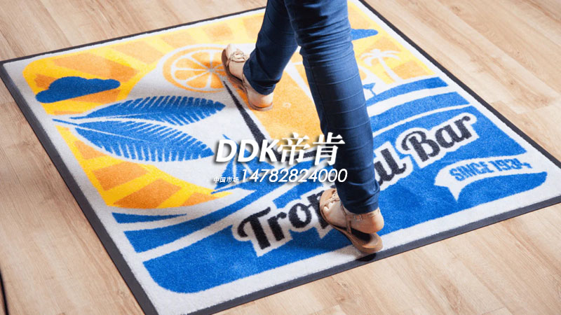 DDK提供印染技術(shù)重型定制徽標墊廣告logo地墊